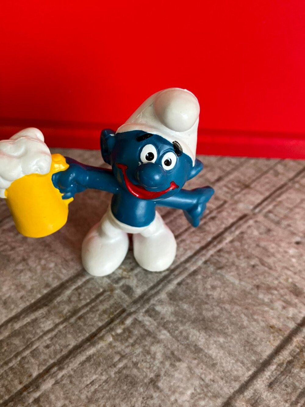 Vintage Smurf Figures 1975-1981 PEY0 Set of 5 - Picture 4 of 12